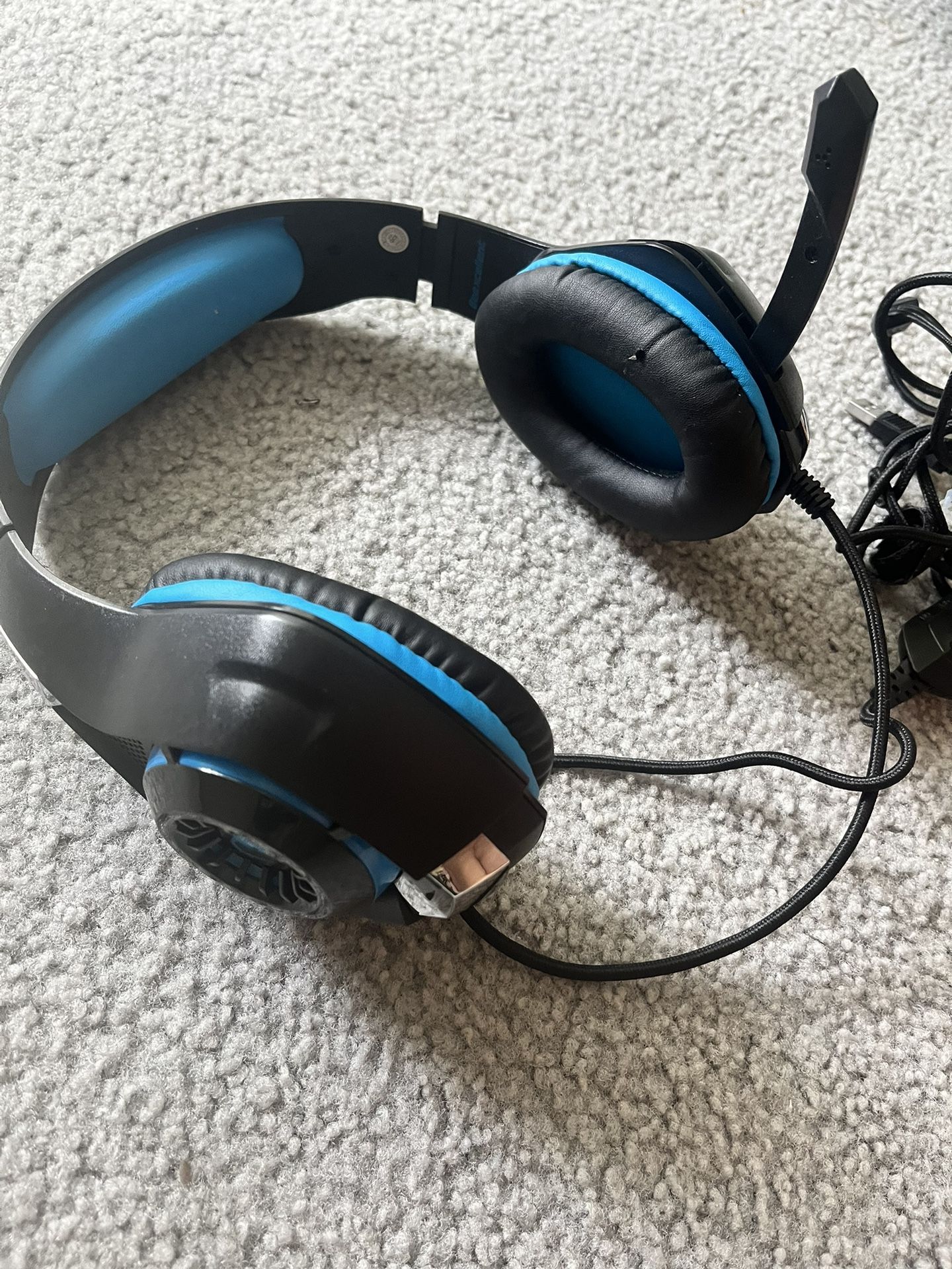 Blue Headset