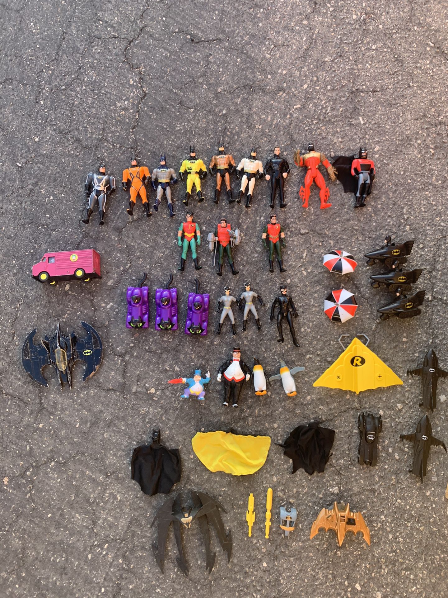 Huge Vintage Batman & Robin Toy Collection From The 90’s!!