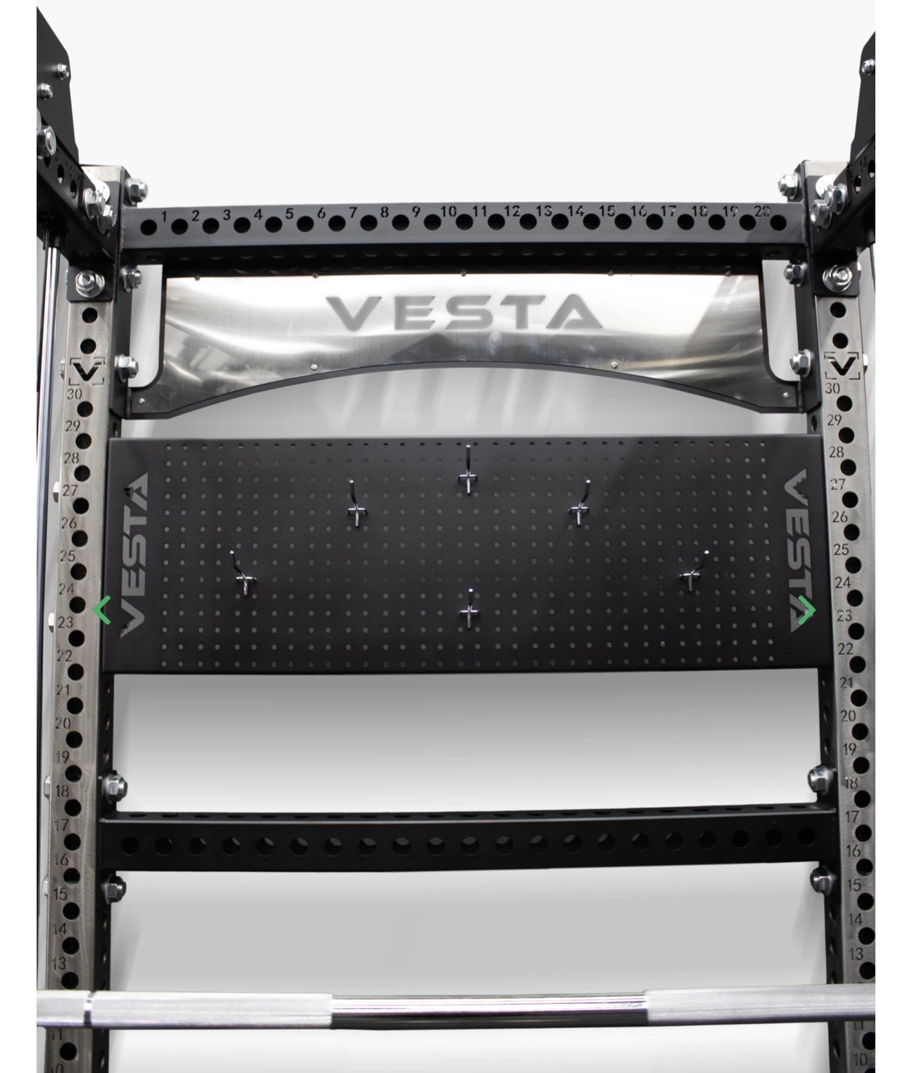 Vesta fitness rack accessories board
