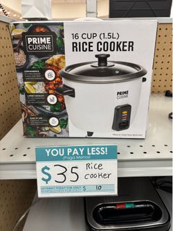 Prime Cuisine 16-cup (1.5L) rice cooker