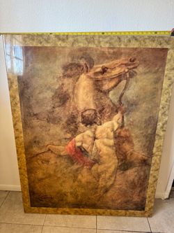 2 large art print titled "Spirit I" by American artist John Parrish