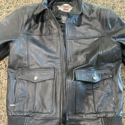 Harley Davidson Leather jacket, Size Large