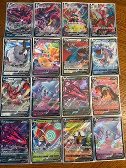 Pokémon TCG Holo V and VMAX Card Lot (16 Cards)