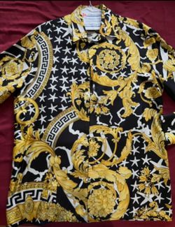 Versace silk barroco shirt
