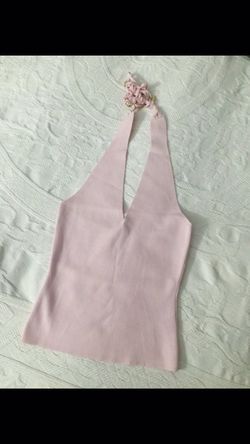 Bodycoon halter top in baby pink size S