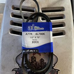 Lawn Tractor Belt-A-A77K Made With Aramid Blue V-Belt (1/2" X 79" ) Fits Allis Chalmers-$5