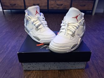 Air Jordan 4 Retro (GS) White Oreo