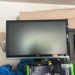 24” Dell HDMI Monitor Screen Laptop Computer Desktop DVI VGA Ports