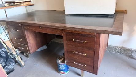 Wood desk