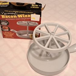 Bacon Wizard Microwave Crispy Bacon Maker NEW!