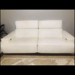 Italian Recliner Sofa Leather