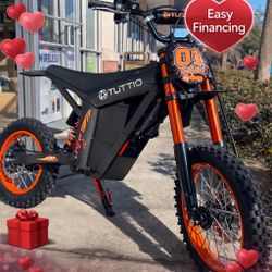 Tuttio Soleil 01 Electric Dirt Bike 40MPH Speed ebike Finance It! $10 To $100 Down Payment