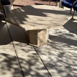 Solid PolishedConcrete Table.  Read Detail Pls.