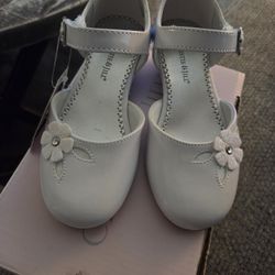 White Dress Toddler Shoes Size 9