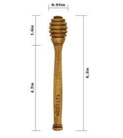 Kyvando Brazilian Cherry Wood Honey Dipper