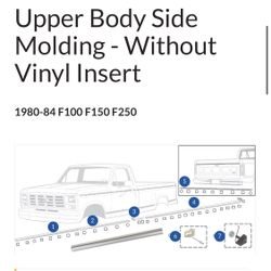 Ford 1980-89 Side Moldings 