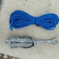 Kayak Anchor With Rope