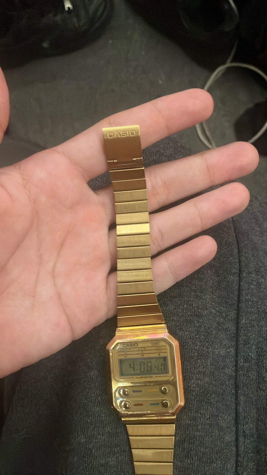 casio gold watch
