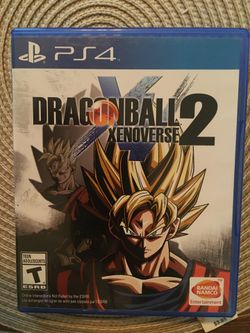 Sony PlayStation ps4 dragon ball z xenoverse 2