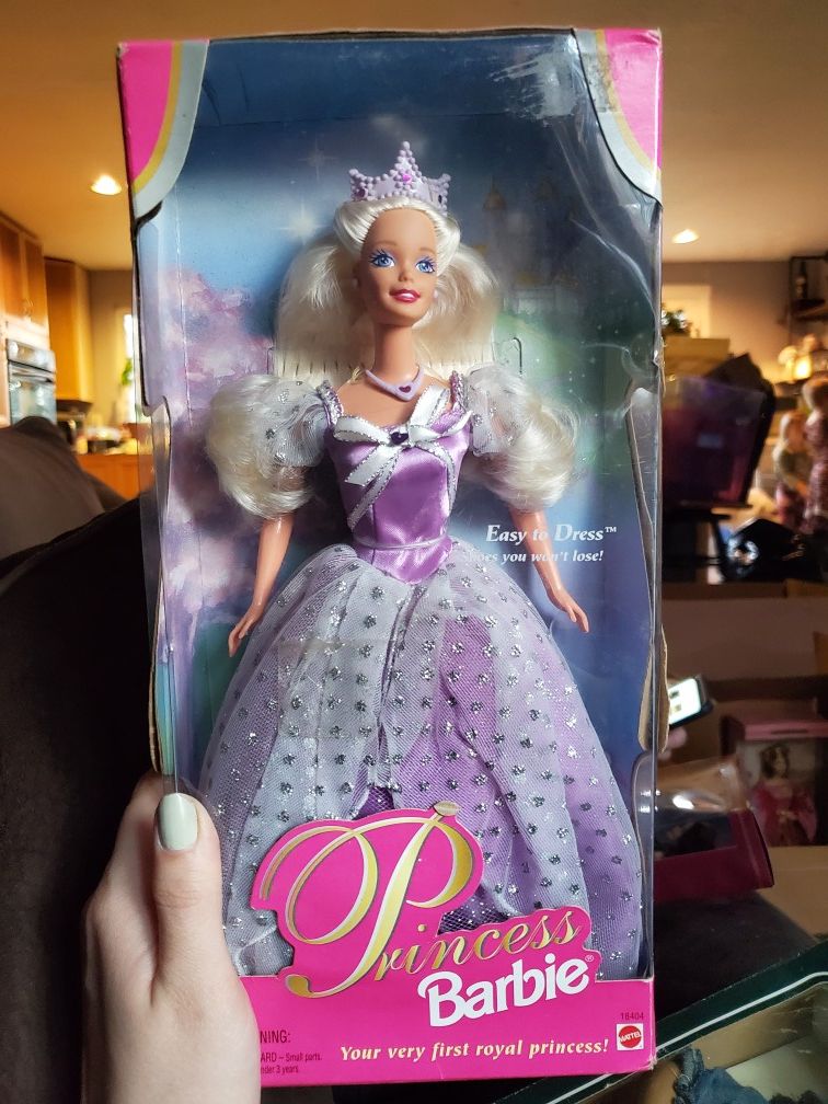 Vintage purple princess barbie