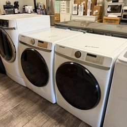 Samsung washer and dryer set electric with warranty