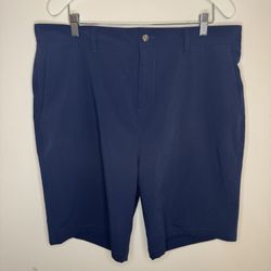 Polo Ralph Lauren Mens Chino Shorts Size 36 Blue Flat Front