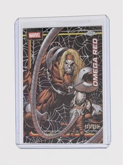 Topps Chrome Marvel Omega Red #117/399 Trading Card