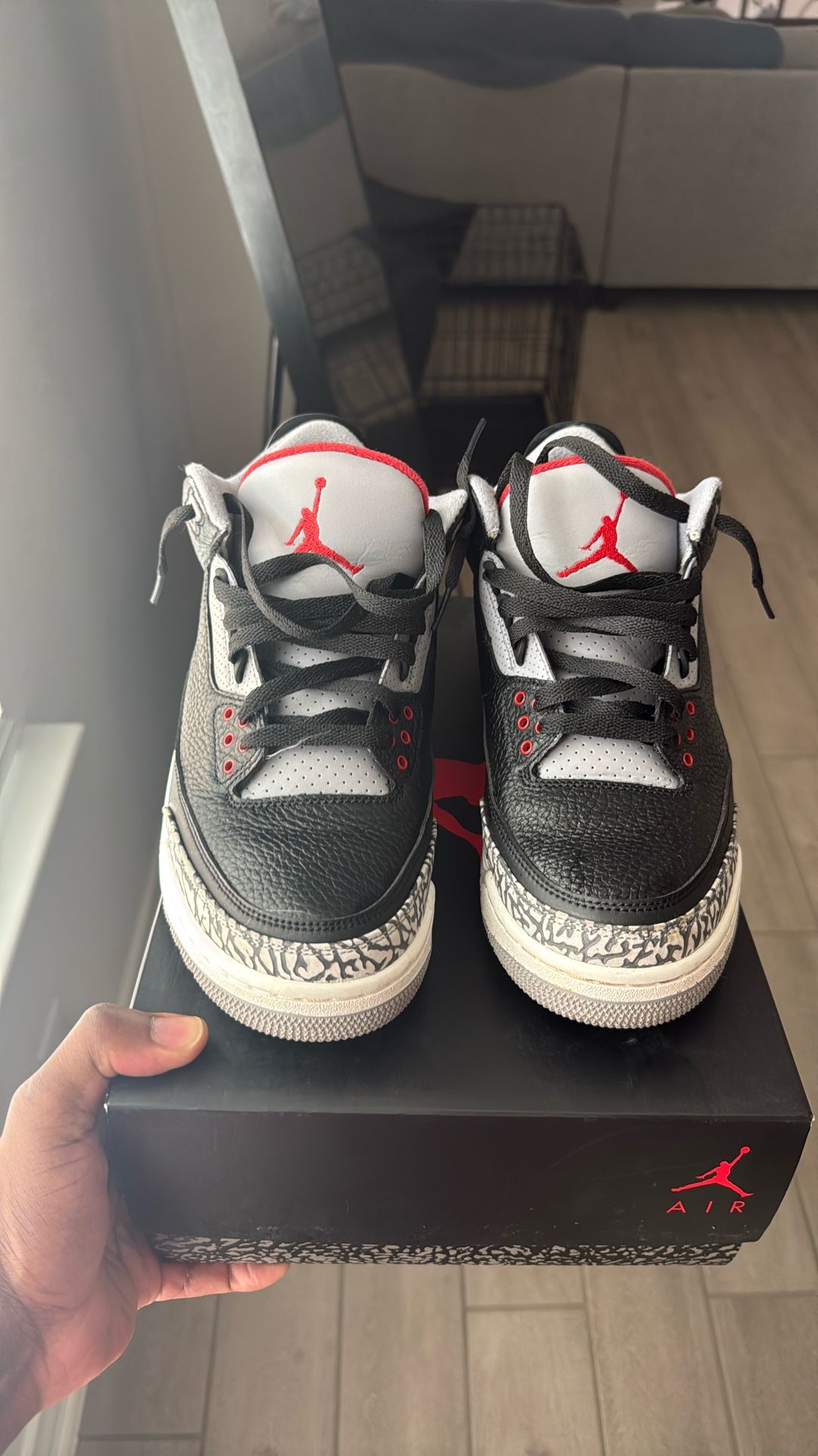 Air Jordan 3 Retro OG “Black Cement” (Size 9.5)