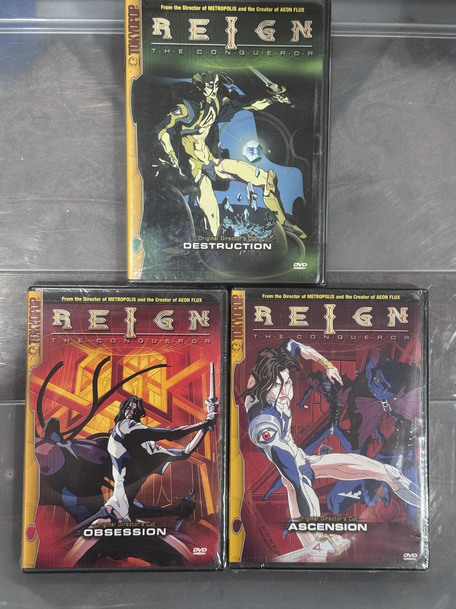 Reign the Conqueror 3 DVD's