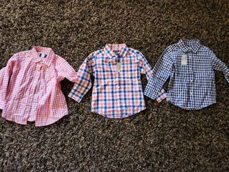 3 NEW Boys 3t Easter Shirts