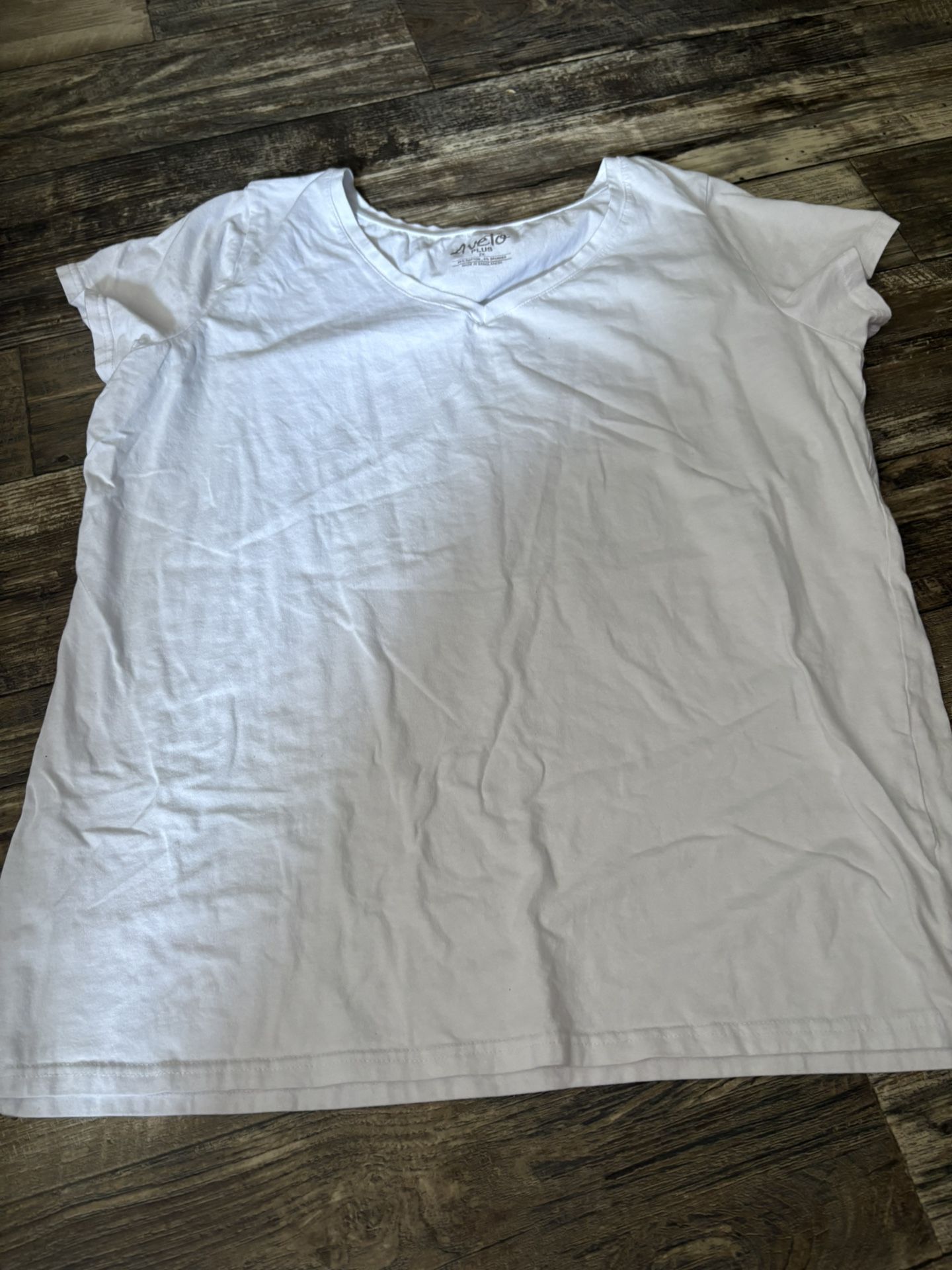 White V Neck Shirt