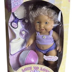 Berenguer Lovable Leila Doll 10” Lots To Love Baby Steps JC Toys 2005 New In Box