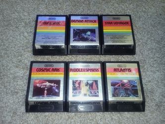 Atari 2600 IMAGIC Games Lot of 6 All Tested and Working See Pics