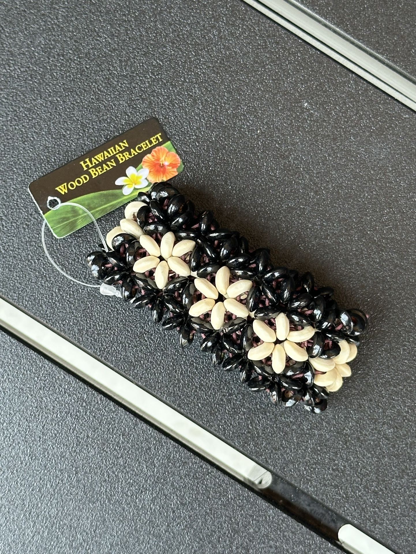 Hawaii Wood Bean Bracelet