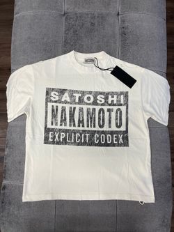 Satoshi Nakamoto Explicit Logo Shirt