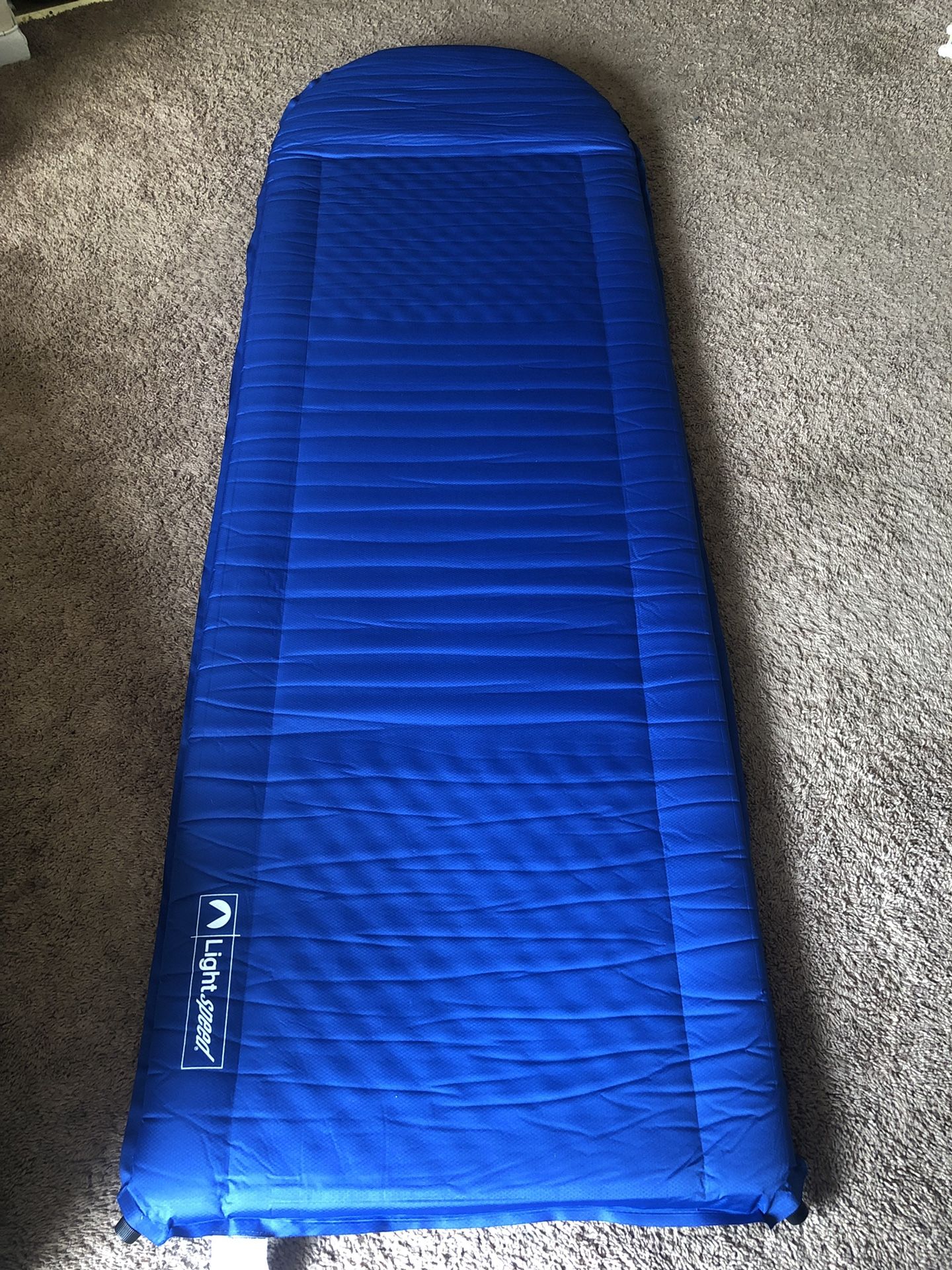 Lightspeed Outdoors PVC-Free Single Air Mattress with FlexForm and Dual Chamber