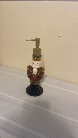 Nutcracker Ceramic Soap Dispenser