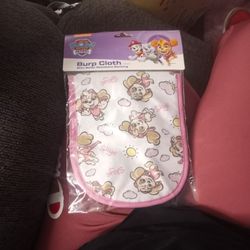 Paw Patrol Burp Cloth With Resistant Backing