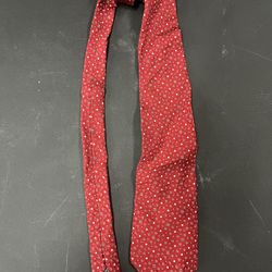 Givenchy Paris Red Dotted Rare vintage neck tie