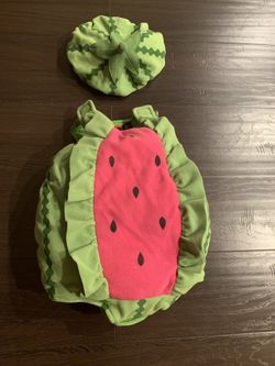 Water melon baby costume