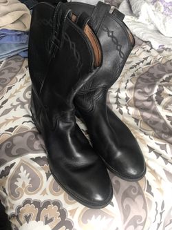 Used Ariat Western Roper Boots Size 10