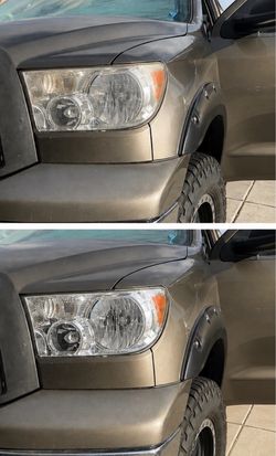 Headlights. Headlights restoration .