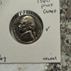 1960 Cameo Jefferson Nickel (Gem Quality)