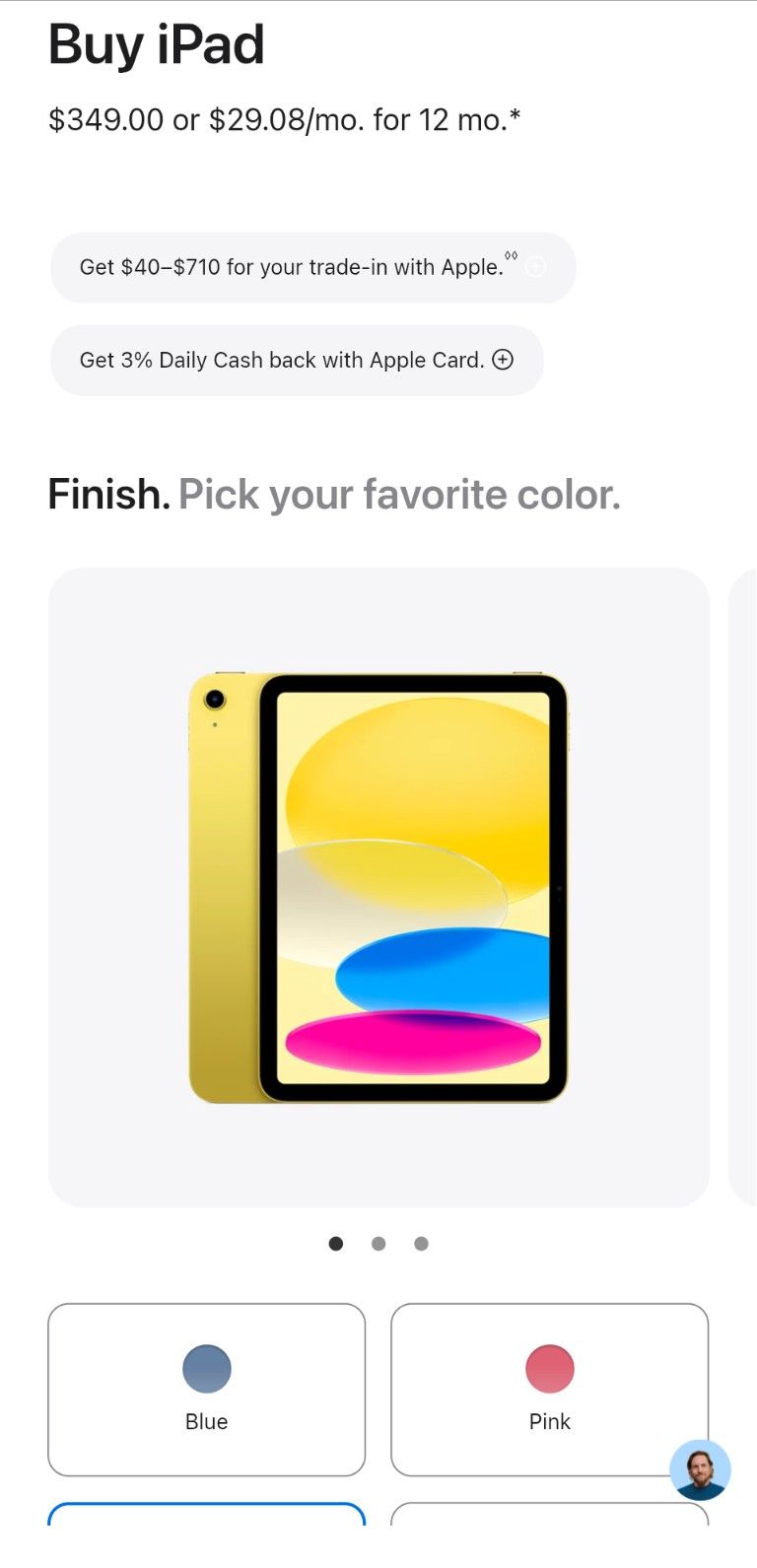 Apple iPad (A16, 2025) 11in Tablet