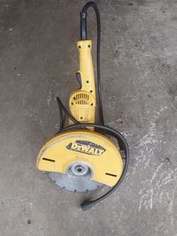 Electric Concrete Saw with 12" Concrete Blade  (  Condition  Good  )