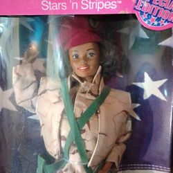 Stars And Stripes Special Edition Army Barbie New On The Box