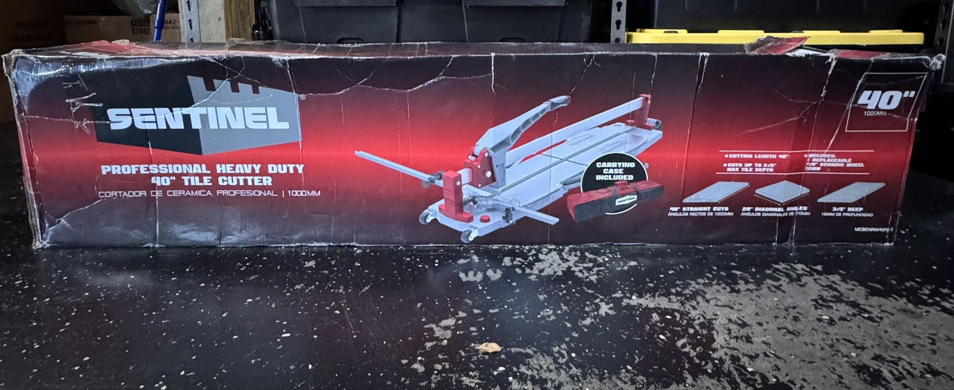 Sentinel Professional Heavy Duty 40” Tile Cutter
