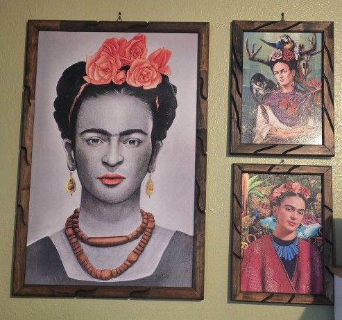 3 Cuadros DE FRIDA KAHLO