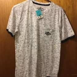 T Shirt  Beige With Black Spots 