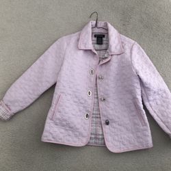jacket size medium pink color polyester 